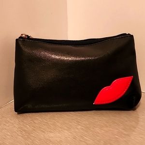 Laura Gellar Red Lips Makeup Bag